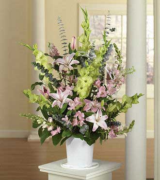 Gladiolus, Snapdragons and Alstroemeria