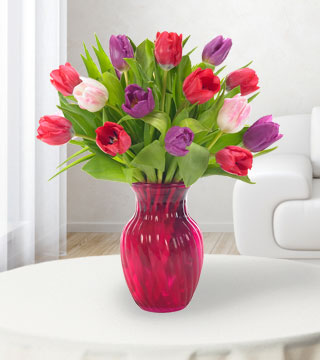 Multi-Color Tulip Bouquet
