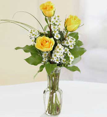 Yellow Roses - 3 Stems