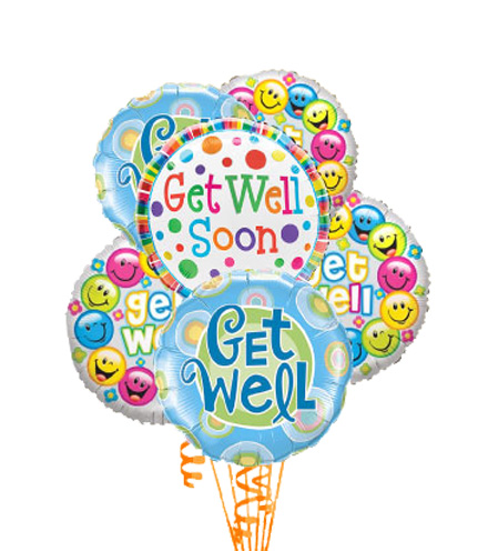 12 Get Well Balloons