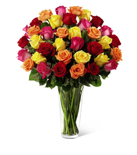 FTD® 36 Bright Spark™ Rose Bouquet