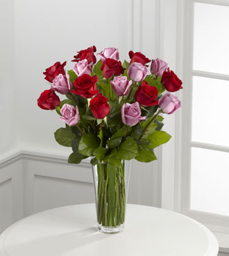 FTD® Red and Lavender Rose Bouquet