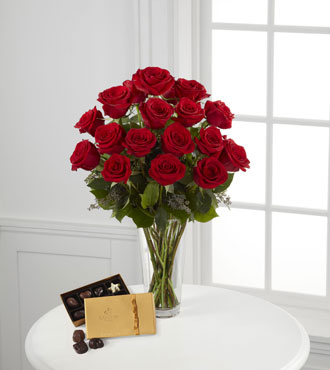 FTD® Red Rose & Godiva® Bouquet