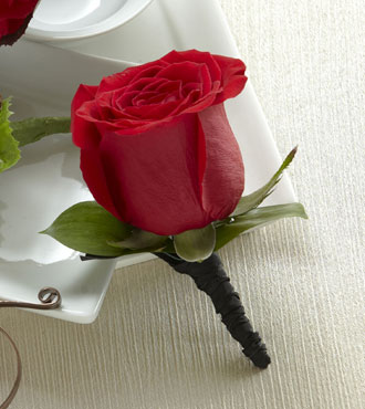 FTD® Red Rose Boutonniere