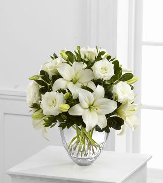 FTD® White Elegance™ Bouquet by Vera Wang