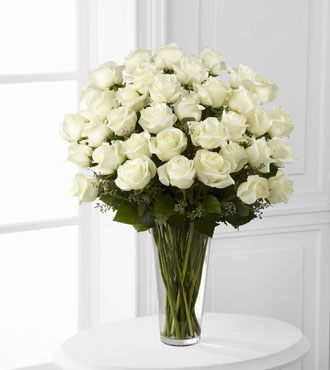 FTD® 36 White Rose Bouquet