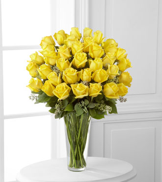 FTD® 36 Yellow Rose Bouquet - Exquisite