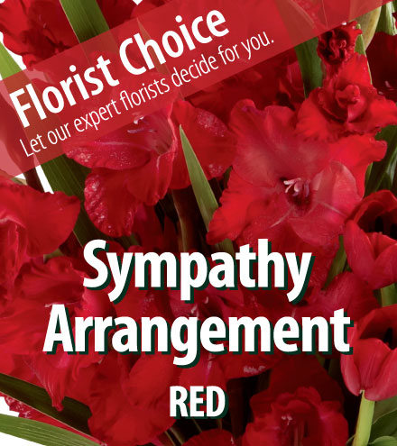 Florist Choice - Sympathy Red