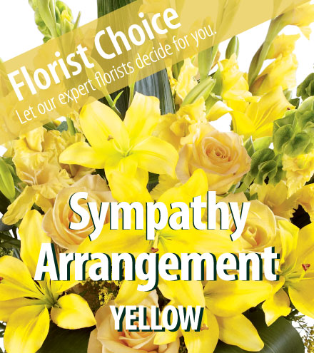 Florist Choice - Sympathy Yellow