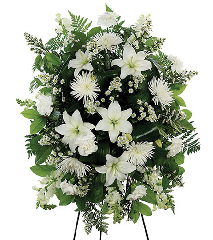 Image of Living Tribute Standing Spray Flower Delivery