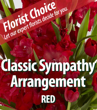 Florist Choice - Sympathy Red