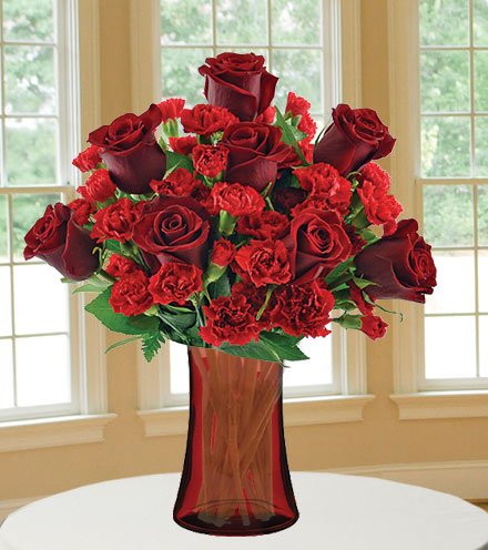 Red Garden Rose Bouquet colored vase bouquets | rose bouquet flower delivery | blooms today Red Garden Rose Bouquet colored vase bouquets | rose bouquet flower delivery | blooms today