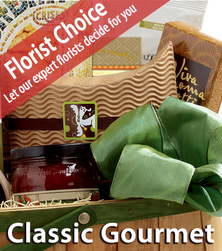 Florist Choice Classic Gourmet Basket