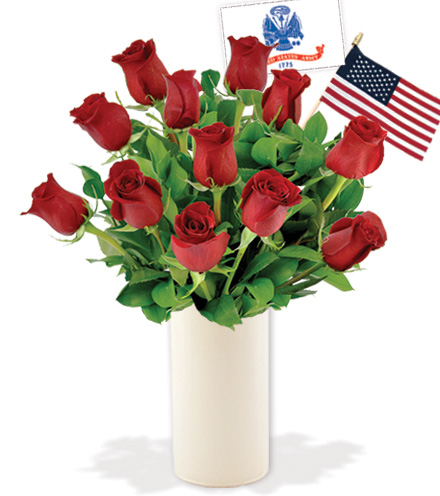 12 Red Roses - Army