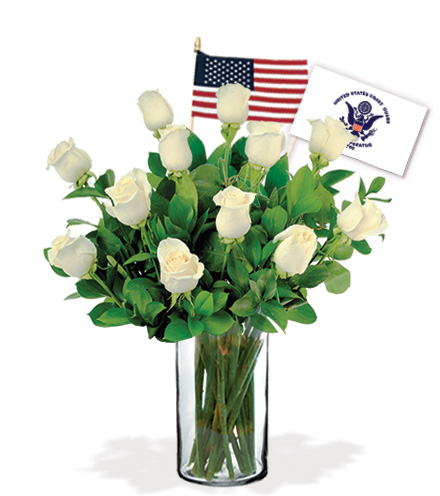 12 White Roses - Coast Guard