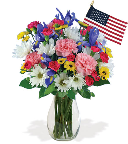 Thoughts of You with USA Flag