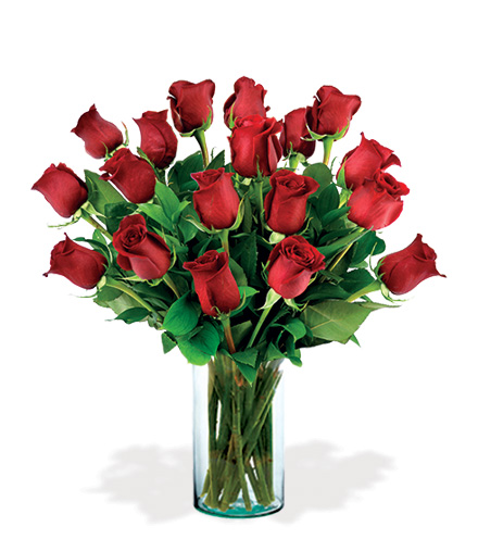 12 Artisan Roses - Red
