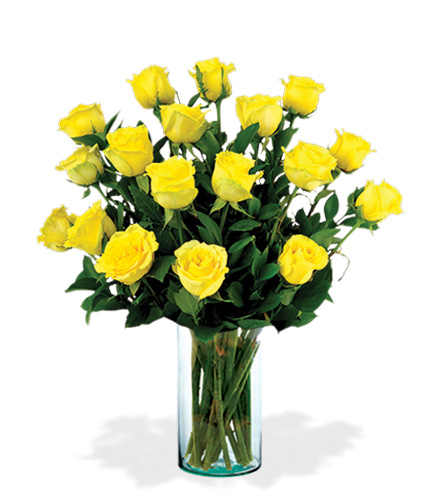 12 Artisan Roses - Yellow