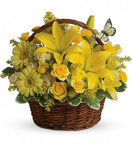 Image of Basket Full of Wishes Flower Delivery
