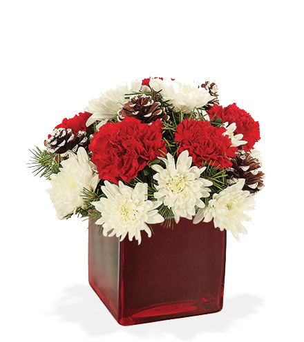 Image of Joyful Season Cube Flower Delivery