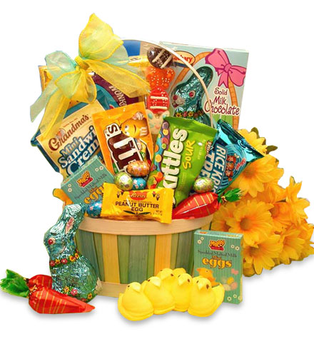 Easter Surprise of Sweets and Treats Gift Basket
