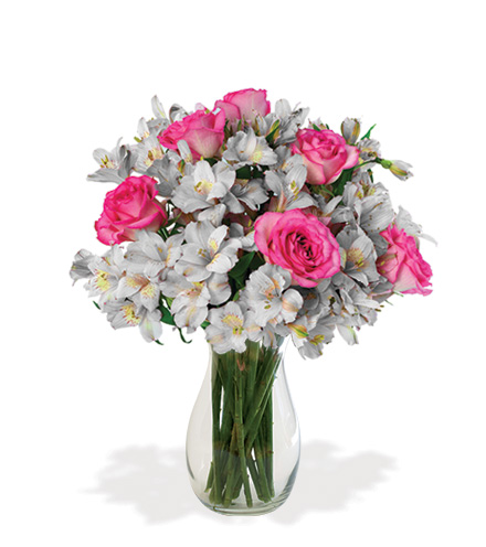Image of Shimmering Blush Bouquet Flower Delivery