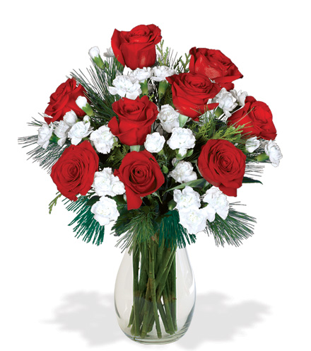 Image of Santa's Sleigh Bells Bouquet Flower Delivery
